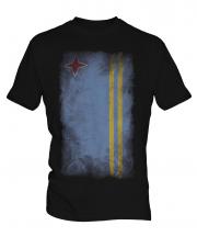 Aruba Faded Flag Mens T-Shirt