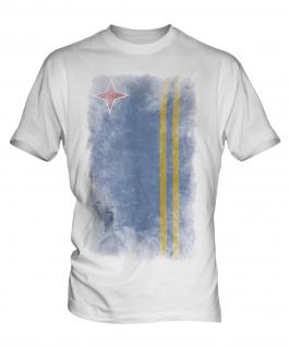 Aruba Faded Flag Mens T-Shirt