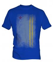Aruba Faded Flag Mens T-Shirt
