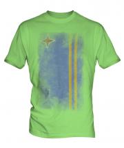 Aruba Faded Flag Mens T-Shirt