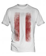 Austria Faded Flag Mens T-Shirt