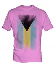 Bahamas Faded Flag Mens T-Shirt