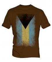 Bahamas Faded Flag Mens T-Shirt
