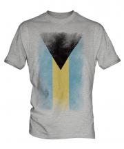 Bahamas Faded Flag Mens T-Shirt