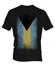 Bahamas Faded Flag Mens T-Shirt