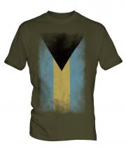Bahamas Faded Flag Mens T-Shirt