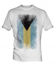 Bahamas Faded Flag Mens T-Shirt