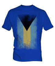 Bahamas Faded Flag Mens T-Shirt