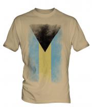 Bahamas Faded Flag Mens T-Shirt