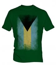 Bahamas Faded Flag Mens T-Shirt