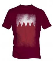 Bahrain Faded Flag Mens T-Shirt