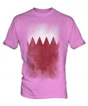 Bahrain Faded Flag Mens T-Shirt