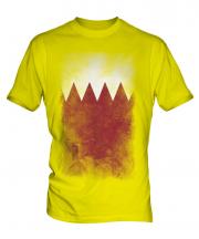 Bahrain Faded Flag Mens T-Shirt