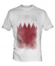 Bahrain Faded Flag Mens T-Shirt