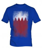 Bahrain Faded Flag Mens T-Shirt