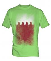 Bahrain Faded Flag Mens T-Shirt