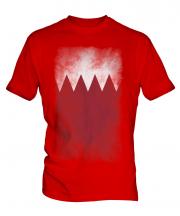 Bahrain Faded Flag Mens T-Shirt
