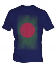 Bangladesh Faded Flag Mens T-Shirt