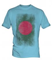 Bangladesh Faded Flag Mens T-Shirt