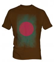 Bangladesh Faded Flag Mens T-Shirt