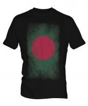 Bangladesh Faded Flag Mens T-Shirt
