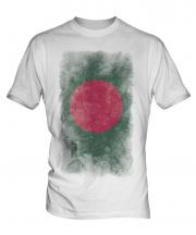 Bangladesh Faded Flag Mens T-Shirt