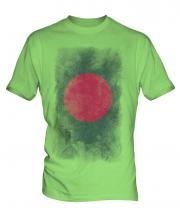 Bangladesh Faded Flag Mens T-Shirt