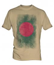 Bangladesh Faded Flag Mens T-Shirt
