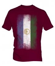 Bashkortostan Faded Flag Mens T-Shirt