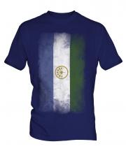 Bashkortostan Faded Flag Mens T-Shirt