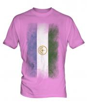 Bashkortostan Faded Flag Mens T-Shirt