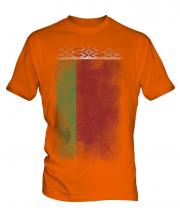 Belarus Faded Flag Mens T-Shirt