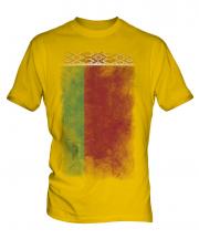 Belarus Faded Flag Mens T-Shirt