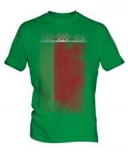 Belarus Faded Flag Mens T-Shirt