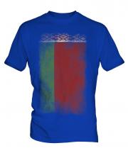 Belarus Faded Flag Mens T-Shirt