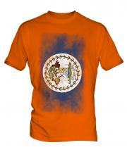 Belize Faded Flag Mens T-Shirt