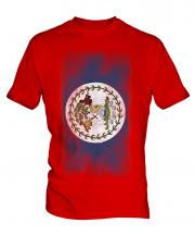 Belize Faded Flag Mens T-Shirt