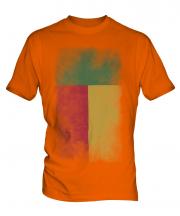 Benin Faded Flag Mens T-Shirt