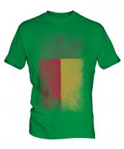 Benin Faded Flag Mens T-Shirt