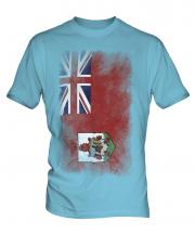 Bermuda Faded Flag Mens T-Shirt