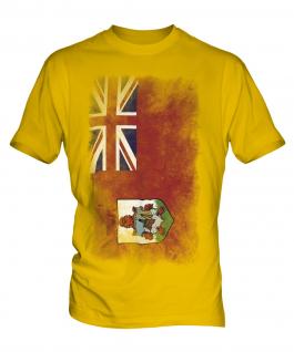 Bermuda Faded Flag Mens T-Shirt