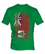 Bermuda Faded Flag Mens T-Shirt