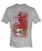 Bermuda Faded Flag Mens T-Shirt
