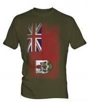 Bermuda Faded Flag Mens T-Shirt