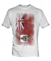 Bermuda Faded Flag Mens T-Shirt