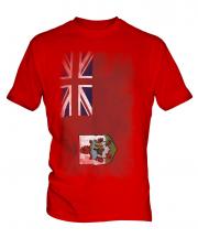 Bermuda Faded Flag Mens T-Shirt