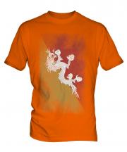 Bhutan Faded Flag Mens T-Shirt