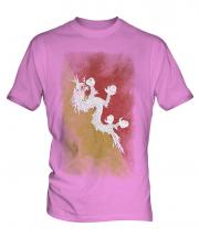 Bhutan Faded Flag Mens T-Shirt
