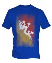 Bhutan Faded Flag Mens T-Shirt