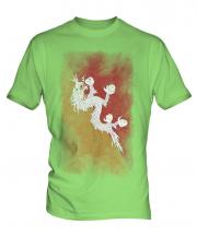 Bhutan Faded Flag Mens T-Shirt